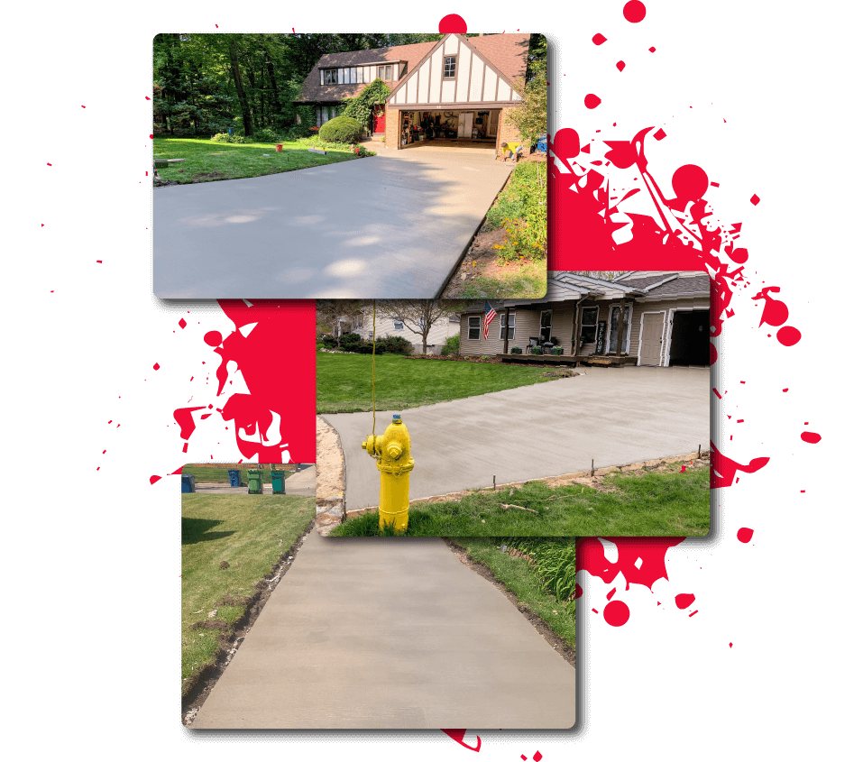 Concrete Driveway services in Grand Rapids, MI, and its surroundings.